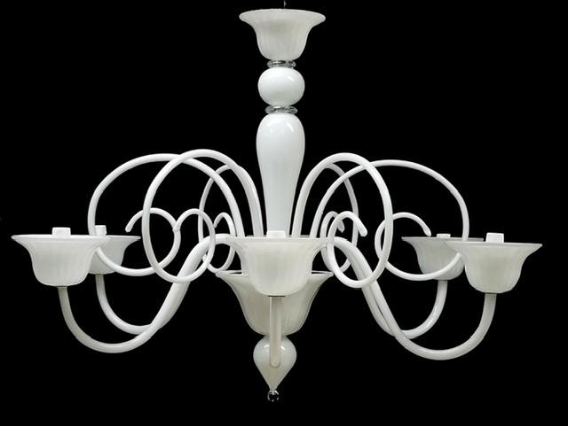 #5625 - Murano Chandelier (5 Sizes, Choice of Color)