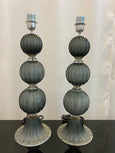 #5117-RUGG - Pair of Murano Lamps