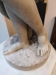 #5935-RAGGG - C. 1830 Statue & Pedestal
