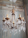 #5964-AGG - Crystal Chandelier