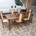 #6350-RUGG - Table & 6 Chairs