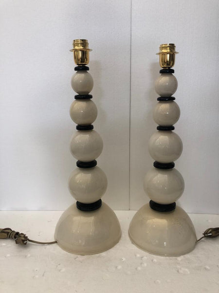 #6860-UCGG - Pair of Murano Lamps