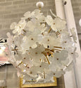 #5870 - Murano Chandelier (Available in 2 Sizes, White or Blue)